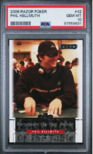 Tarjeta de novato 2006 Razor Poker #42 Phil Hellmuth RC PSA 10 gemas como nueva POP 5 GOAT segunda mano  Embacar hacia Argentina