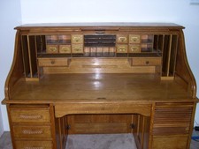 antique 9 wood drawer desk for sale  Oceanside