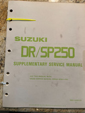 Suzuki factory supplementary for sale  Vista
