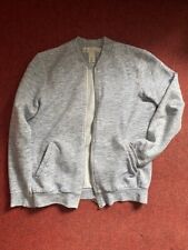 Sweatjacke collegestil grau gebraucht kaufen  Bad Oldesloe