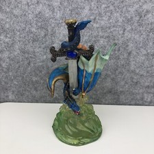 Blue resin dragon for sale  TRURO