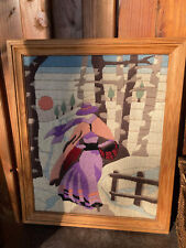 Wool tapestry wooden d'occasion  Expédié en Belgium