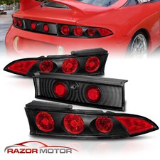 Usado, Lanternas traseiras pretas 1995 1996 1997 1998 1999 para Mitsubishi Eclipse 3 peças G2 comprar usado  Enviando para Brazil