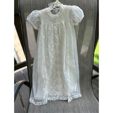 Vintage white sheer for sale  Shipping to Ireland