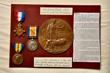 Ww1 plaque trio for sale  NORTHAMPTON