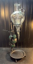 Antigo Dispensador de Vinho Austríaco Refrigerador de Gelo Gravado Copo Aerador Ferro Fundido Bar Ware comprar usado  Enviando para Brazil