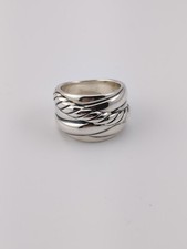 Usado, Anel cruzado David Yurman prata esterlina 14 mm tamanho 6 comprar usado  Enviando para Brazil