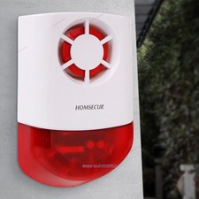  433MH 105dB Sirène Stroboscopique Rouge Sans Fil à Système Alarme Maison/Bureau comprar usado  Enviando para Brazil