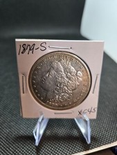 RARO 1879-S Morgan dólar de prata – extremamente bom45 – moeda americana histórica! comprar usado  Enviando para Brazil
