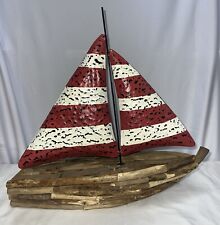 Driftwood sailboat weathered for sale  Shipping to Ireland