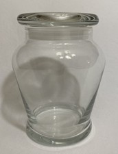 Apothecary jar clear for sale  Leo
