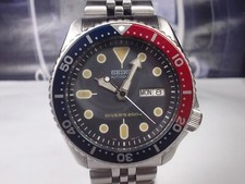 Usado, SEIKO SCUBA DIVERS SKX009 RELÓGIO MASCULINO AUTOMÁTICO DIA/DATA 7S26-0020, PEPSI (SN 7D0002) comprar usado  Enviando para Brazil