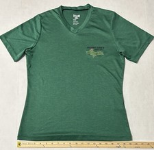 Camiseta atlética Loading Zone Bar & Grill Lake Linden feminina manga curta verde média comprar usado  Enviando para Brazil