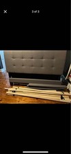 Gray bed frame for sale  Hopewell