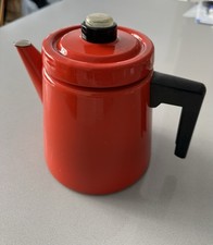 vintage retro enamel coffee pot for sale  BOLTON