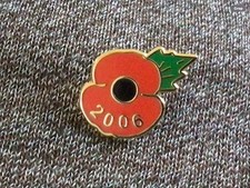 2006 poppy badge. for sale  GRANTHAM