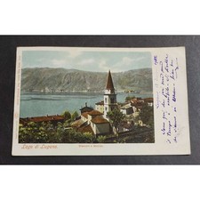 Cartolina lago lugano usato  Alessandria