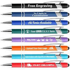 1-500 canetas personalizadas pedido em massa canetas personalizadas logotipo comercial caneta stylus comprar usado  Enviando para Brazil
