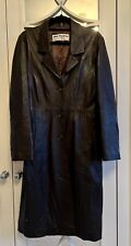 Leather coat size for sale  CHICHESTER