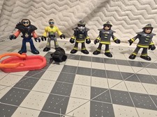 Imaginext fireman figures d'occasion  Expédié en Belgium