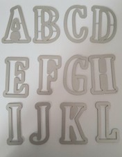 Alphabet metal cutting for sale  ASHBY-DE-LA-ZOUCH