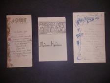Menus authentiques datés d'occasion  Orleans-