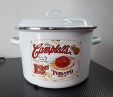 Vintage enamel campbells for sale  WISHAW