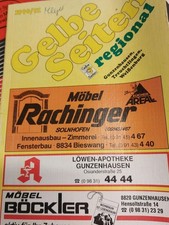 Gelbe seiten 1990 gebraucht kaufen  Ellingen