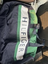 Bolsa de viagem Tommy Hilfiger azul, verde e branca comprar usado  Enviando para Brazil