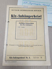 Kfz brief anhängerbrief gebraucht kaufen  Wernigerode