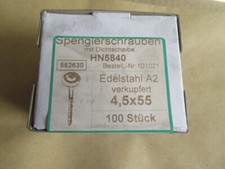 100stck spenglerschrauben edel gebraucht kaufen  Lotte