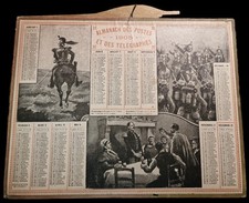 Ancien calendrier almanach d'occasion  Soyaux