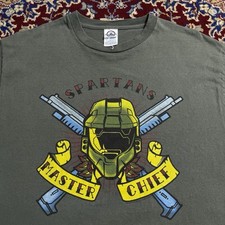 Camiseta promocional vintage 2007 Halo 3 Master Chief Bungie Xbox 360 anos 2000 Y2k comprar usado  Enviando para Brazil