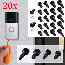 Parafusos de campainha anel de substituição 20x parafusos de segurança compatíveis + campainha de vídeo comprar usado  Enviando para Brazil
