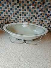 Porcelain chaffing dish for sale  CHESTER