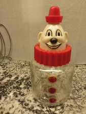 Frasco de vidro vintage Bosco plástico tampa de palhaço garrafa dispensadora de molho de chocolate comprar usado Frasco de vidro vintage Bosco plástico tampa de palhaço garrafa dispensadora de molho de chocolate comprar usado  Enviando para Brazil