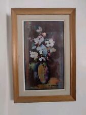 Ancien tableau fleurs d'occasion  Rambervillers