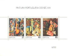 Bloco 0097_Portugal_1988_Pintura Portuguesa Sec XX comprar usado  Enviando para Brazil