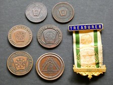 Group masonic pennies. for sale  RYTON