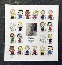 2022EUA #5726 Forever Charles M Schulz - Folha de 20 amendoins marrom charlie perfeitos, usado comprar usado  Enviando para Brazil