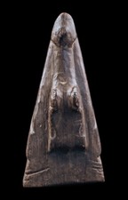 Proue de pirogue, proa de canoa de crocodilo de madeira, arte oceânica, arte tribal, 28 cm, usado comprar usado  Enviando para Brazil