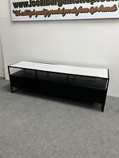 Soporte de TV ancho Kilby Made.com, mancha negra de mango y vidrio - Nuevo * segunda mano  Embacar hacia Mexico
