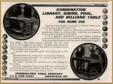 1901 combination table for sale  Brooks