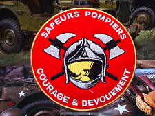 Patch brodé sapeurs d'occasion  Clermont