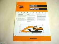 Folheto para escavadeira JCB JS200 comprar usado  Enviando para Brazil
