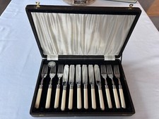 12teiliges fischbesteck jugend gebraucht kaufen  Alzenau
