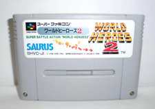 SNES -- WORLD HEROES 2 -- Super famicom. Japão. Jogo de figitação. 14234 comprar usado  Enviando para Brazil