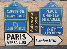 french street signs for sale  MALTON