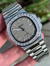 Seikmod Nautistyle Grey Dial Sapphire NH35 Aut | Diamond Cut Bezel 40mm  comprar usado  Enviando para Brazil