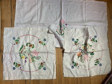 Vintage antique linen for sale  DOWNHAM MARKET